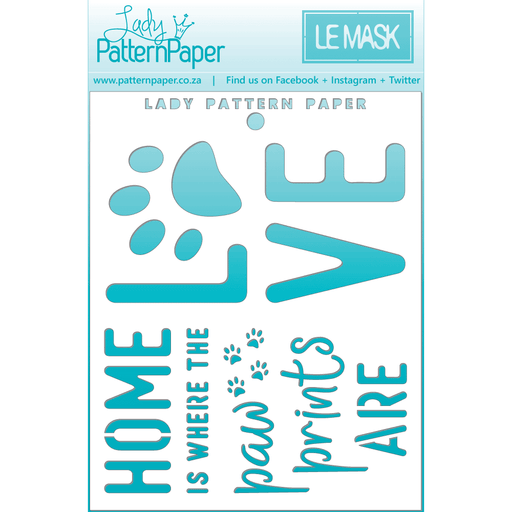 Lady Pattern Paper - PAWFECT - Love Stencils