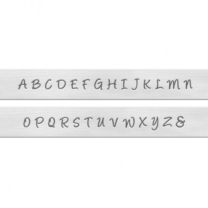 ImpressArt - Basic Bridgette Metal Stamp Uppercase Letter Set - 3mm