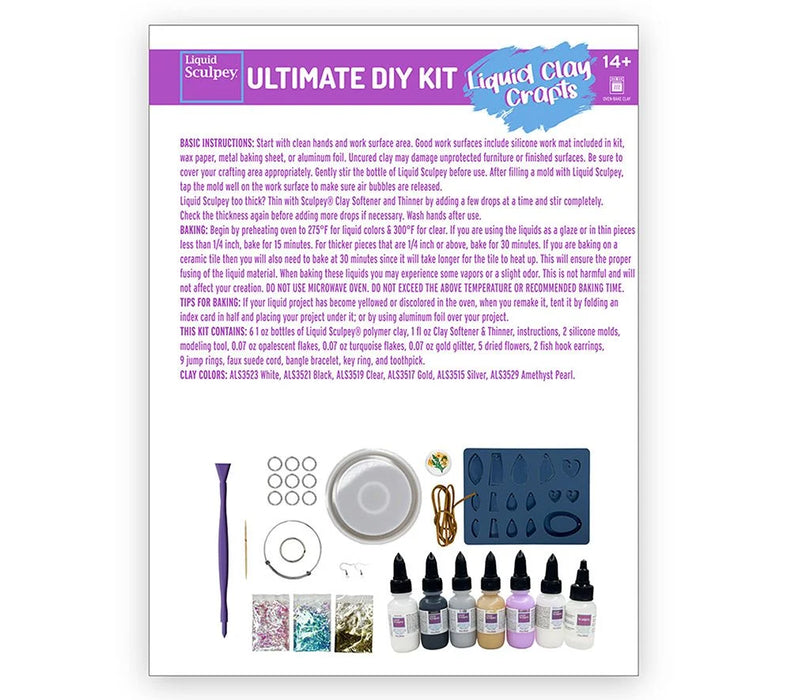 Sculpey - Ultimate DIY Kit- Liquid Clay Crafts