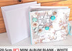 Celebr8 - Mini Album Kit - White (250x250x75mm)