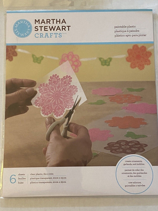 Martha Stewart Crafts - Clear Paintable Plastic Sheets