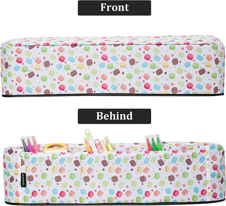 Dust Cover for Cricut Machines with Back Pockets for Accessories - Macaron