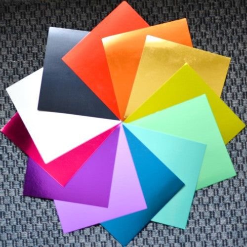 Memory Box - 6"x6" Rainbow Reflections Mirror Paper Pad