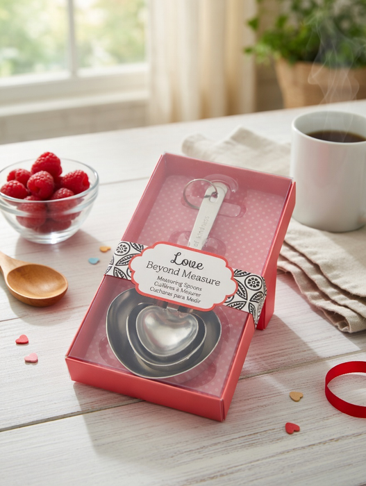 Kate Aspen - Heart Shaped Measuring Spoons - Love Beyond Measure