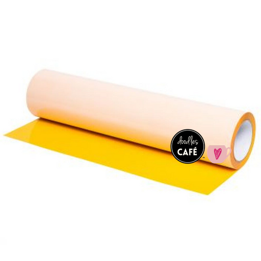 Poli-Flex Turbo - Heat Transfer Vinyl - Medium Yellow(25cmx1m)