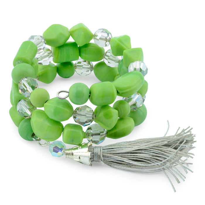 Tassel Maker, 7 mm O.D. / 0.275 in, pegs, adjustable size from 9.7 cm / 3.8 in, to 2.5 cm / 0.98 in