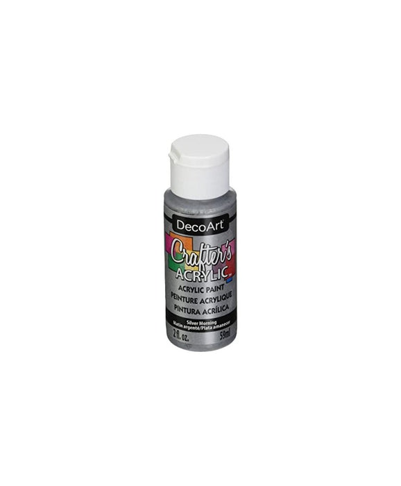 DecoArt - Crafter's Acrylic Paint 2oz - Silver Morning