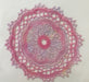 Van-Cha-Din - Mixed Media - 3D Decorative Lace Embellishment - Lilac Doily