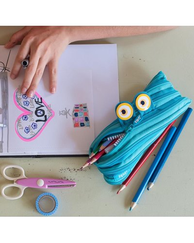Zipit Monster Pencil Bag - Blue