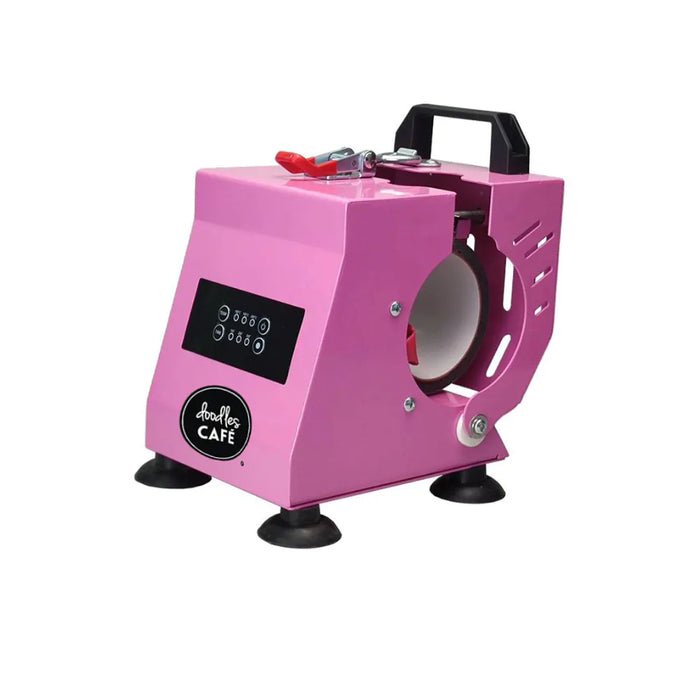 Doodles - Mug Heatpress - Portable Mini Mugster (Pink)