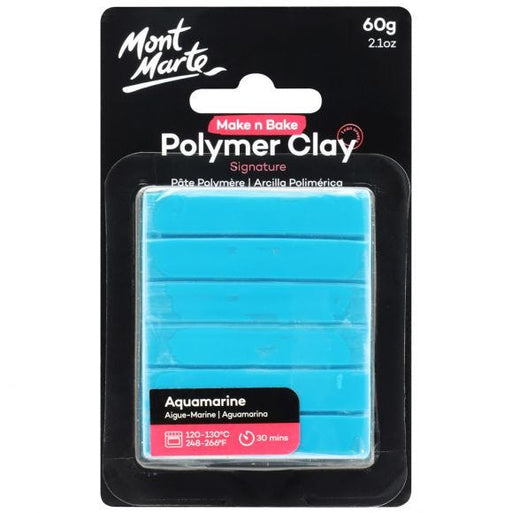 Atlas Paints - Make N Bake - Polymer Clay - 60g - Aquamarine