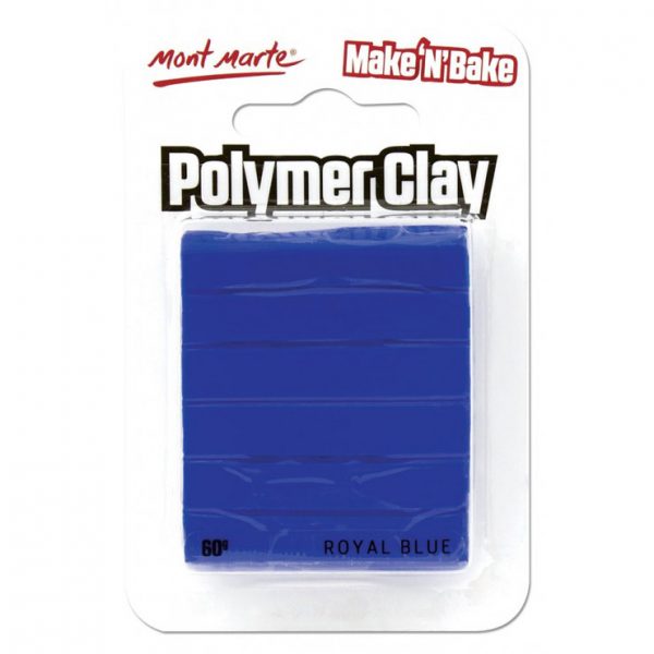 Atlas Paints - Make N Bake - Polymer Clay - 60g - Royal Blue