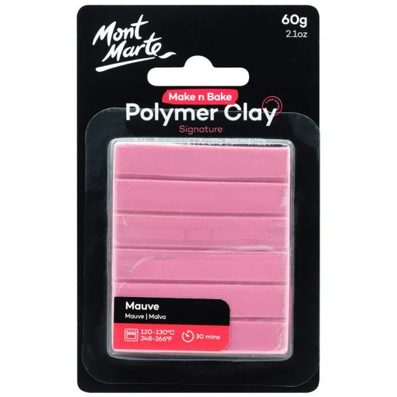 Atlas Paints - Make N Bake - Polymer Clay - 60g - Muave