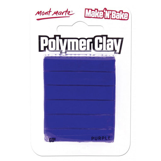 Atlas Paints - Make N Bake - Polymer Clay - 60g - Purple