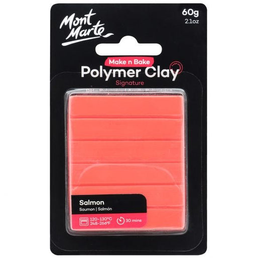 Atlas Paints - Make N Bake - Polymer Clay - 60g - Salmon