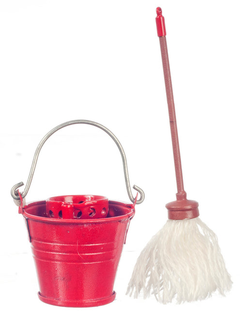 Town Square Miniatures - Mop and Bucket