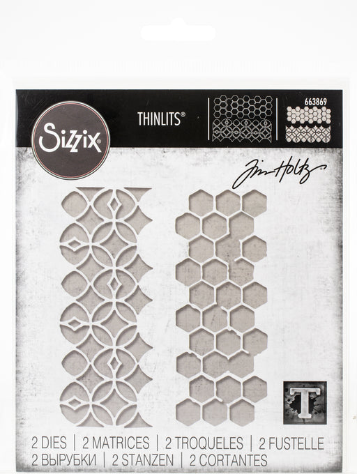 Sizzix Thinlits Dies By Tim Holtz-Pattern Repeat