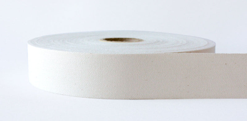 Plain Weave Cotton Tape - Natural - 20mm x 1meter