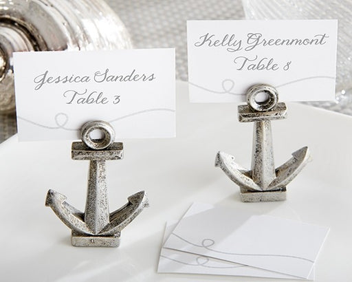 Kate Aspen - "Nautical" Anchor Place Card/Photo Holder (Set of 6)