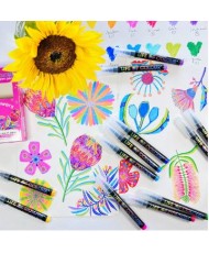 Life In Colour - New Wildflowers Acrylic Brush Pens 12pcs