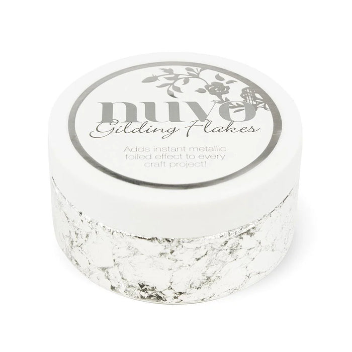 Nuvo - Gilding Flakes - Silver Bullion - 200ml
