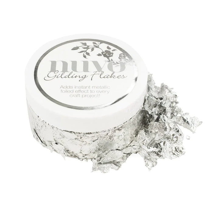 Nuvo - Gilding Flakes - Silver Bullion - 200ml