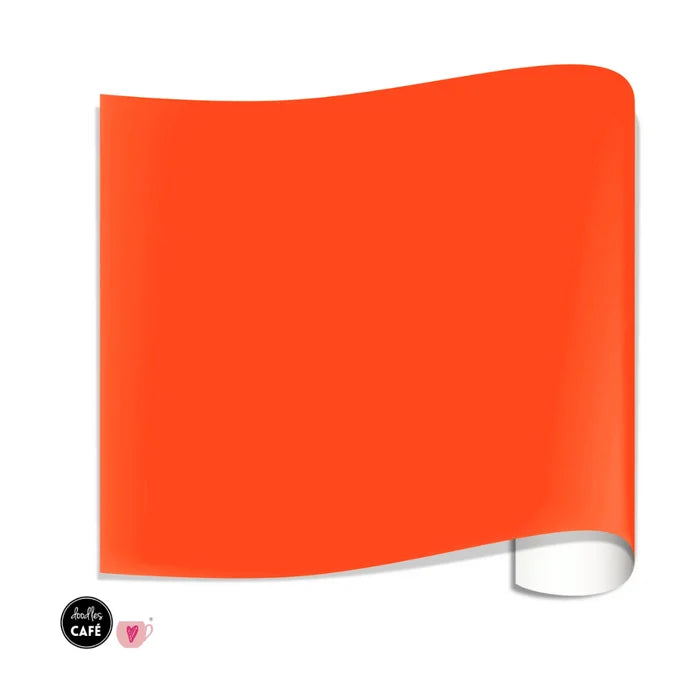 Grafitack - Adhesive Vinyl Sheet Matt - Orange 1m x 30cm