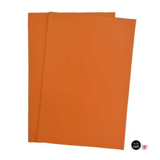 Doodles - A4 Foam Sheets 2mm - Orange - 5 Pack