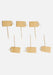 GingerRay - Vintage Affair - Cupcake Sticks - Brown Kraft