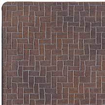 Houseworks - Dollhouse Flooring - Herringbone Brick Sheet - 1/2 Inch Scale