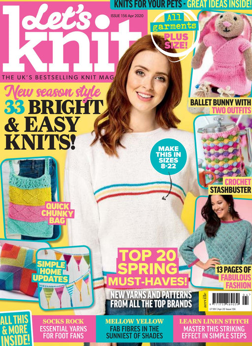 Let's Knit Magazine - Fluffy Multi-Toy Yarn Ideas - Issue 156 - Doodle Bargain