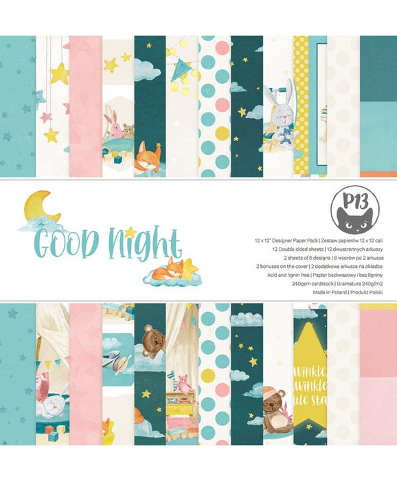 P13 - Good Night Collection - 12 x 12 Paper Pad