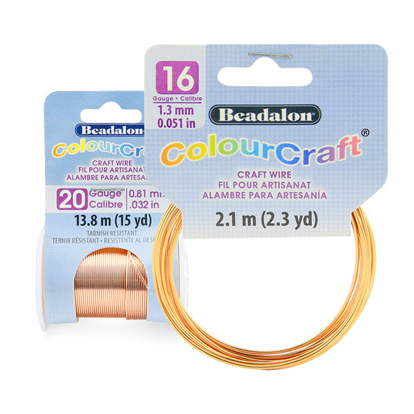 ColourCraft Wire, 20 Gauge 0.032 in / 0.81 mm, Black, approx. 78 ft / 23 m, 1/4 lb / .11 kg