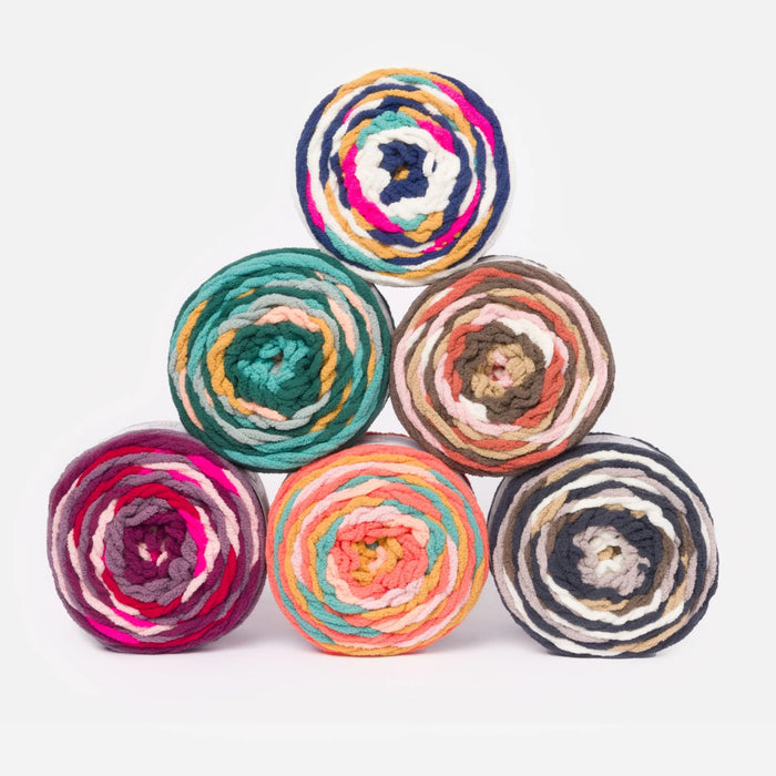 Bernat Blanket All In One Blanket Granny Square Yarn - Asphalt