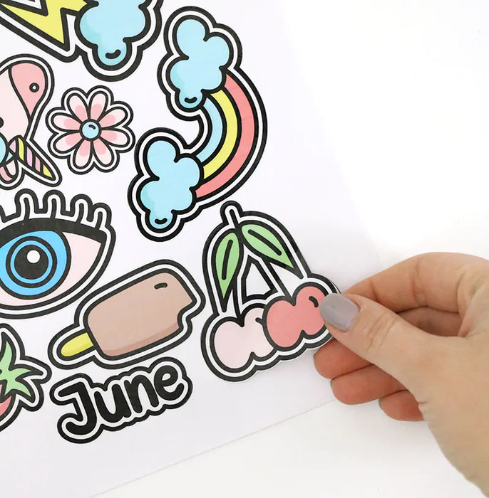 Doodles Cafe - Inkjet Printable Matt White Self Adhesive Vinyl A4, 10pk