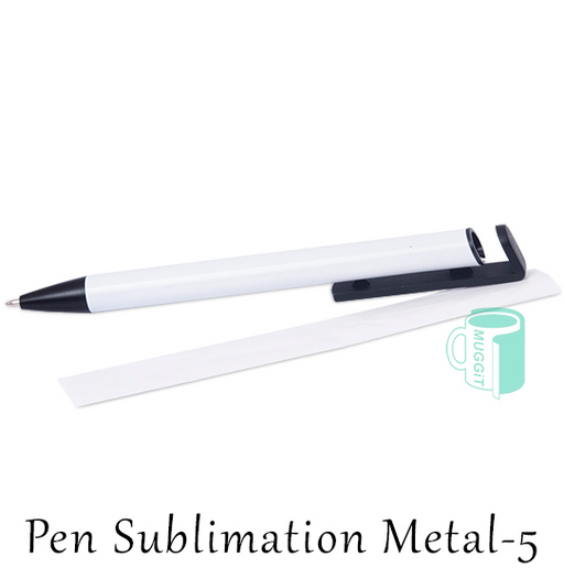 Doodles - Sublimation Blank - Metal Ballpoint Pen 5/Pkg