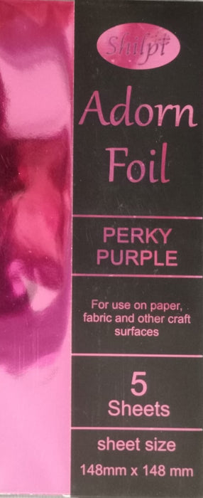 Shilpi - Transfer Foil - 5 sheets - Perky Purple