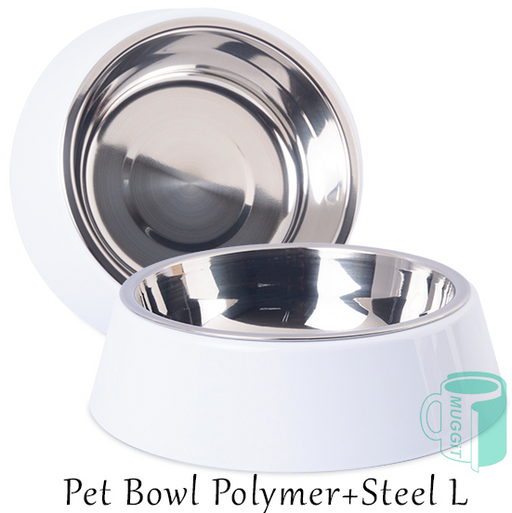 Doodles - Sublimation Blanks - Polymer Large Pet Bowl