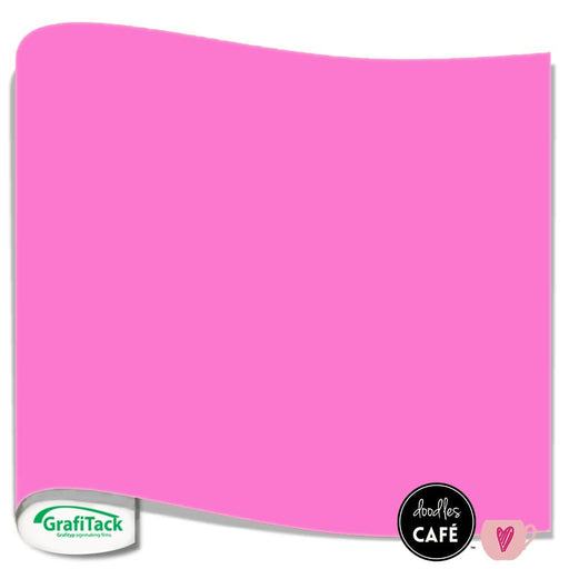 Grafitack - Premium Adhesive Vinyl Sheet GLOSSY - Candy Pink (30cm x 0.5M)