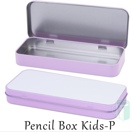 Doodles - Sublimation Blanks - Kids Pencil Box - Pink