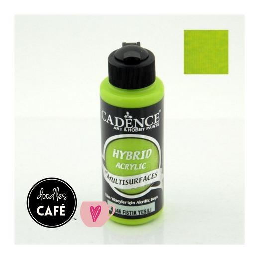 Cadence - Hybrid Acrylic Paint - Multi Surfaces & Leather - Pistachio Green 70ml