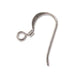 Doodles - Hook Ear Wire - 18mm W Coil Silver Plate, 1GR