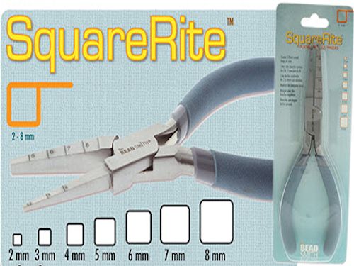 Beadsmith - Square Rite Pliers - Marked 2-8mm - Square Loops