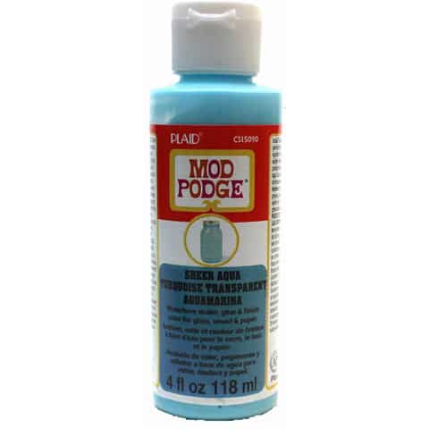 Plaid - Mod Podge - Sheer Color 4oz - Aqua