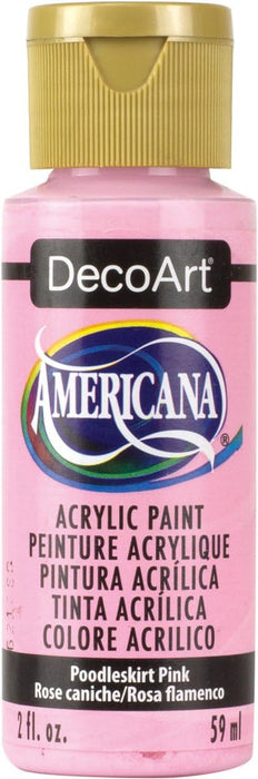 DecoArt - Americana Acrylic Paint 2oz - Poodleskirt Pink