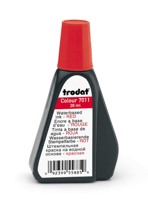 Trodat 7011 – Water based - Red Ink - 28 ml