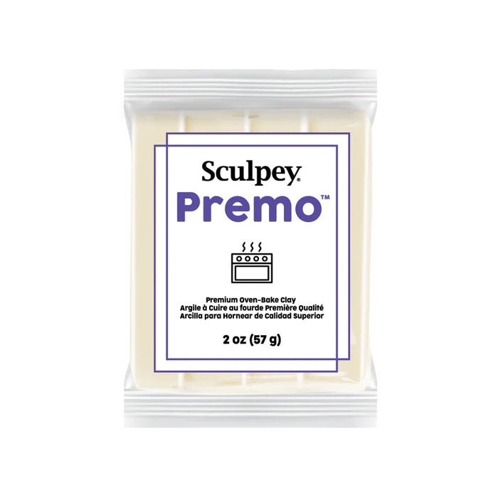 Sculpey - Premo Premium Oven - Bake Clay 2oz - Butter Yellow