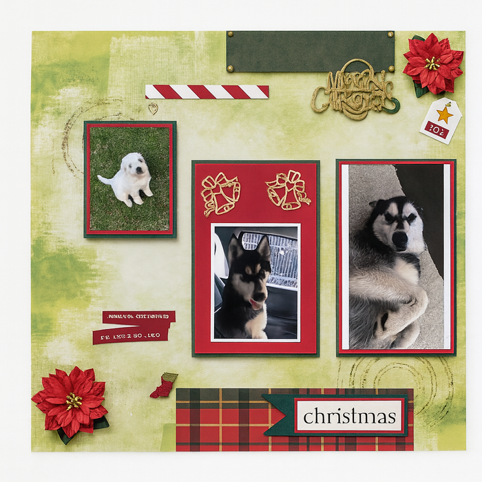 Scrap-a-Doodles - Cropping Class - Vintage Festive Layout - 20 December 2025 - 10am - Brooklyn Pretoria