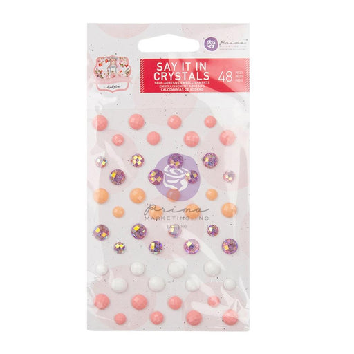 Prima Marketing Strawberry Milkshake Say It In Crystals