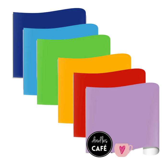 Doodles - Premium Adhesive Vinyl - Value Sample Pack - Basic